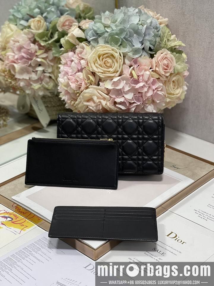 Dior Replica Bags Dior 77035金 绿 黑色 21.5x11.5x3cm wz