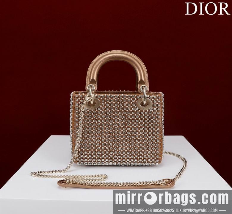 Dior Replica Bags Lady M050511 17X15X7cm BG 2colour