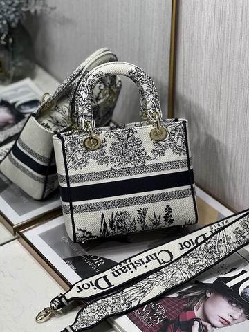 Dior Replica Bags Dior Lady 五格刺绣24cm yz