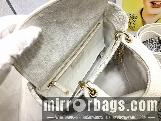 Dior Replica Bags Dior Lady M0565白色蚕蕾丝24x20x11cm wz