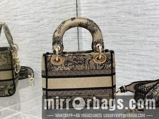 Dior Replica Bags Dior Lady豹纹 丛林刺绣 17cm wz5色