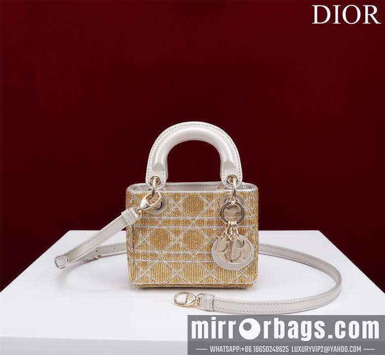 Dior Replica Bags Lady M085658 12X10X5cm BG 2colour