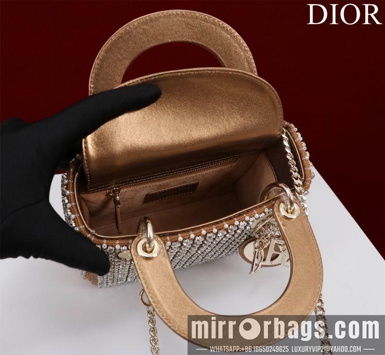 Dior Replica Bags Lady M050511 17X15X7cm BG 2colour