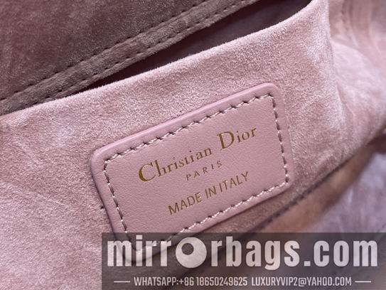 Dior Replica Bags Dior Lady M0540复古粉羊金 26x6x14cm wz