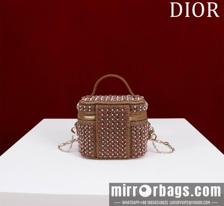 Dior Replica Bags Lady 05689 11X10X7cm BG 3colour