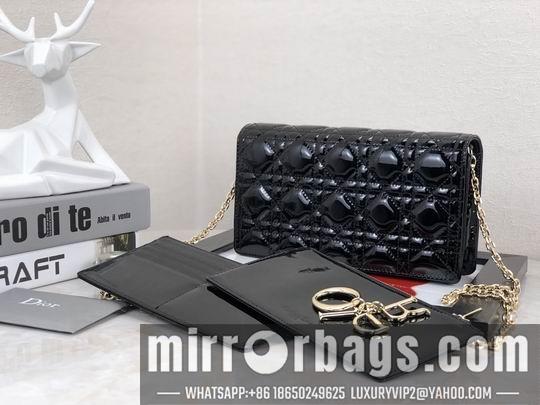 Dior Replica Bags Dior D6602漆皮藤格纹 22x12x3cm wz