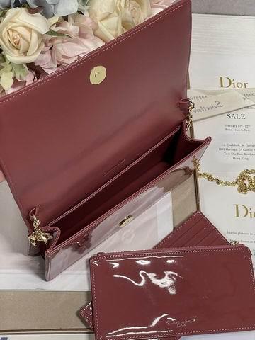 Dior Replica Bags Dior 77035漆皮 21.5x11.5x3cm wz