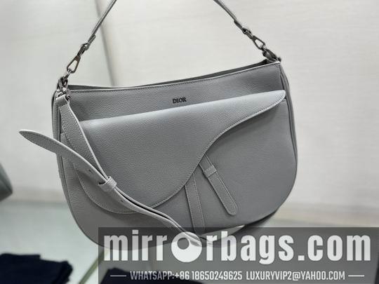 Dior Replica Bags Dior Saddle Soft 23790灰 40x29.5x14.5cm wz