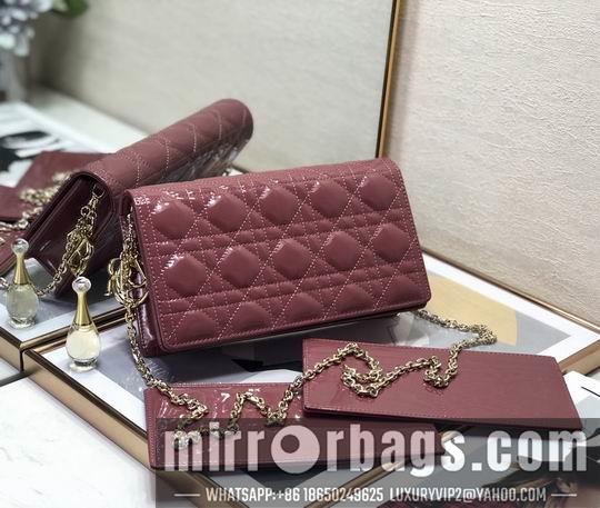 Dior Replica Bags Dior D6602漆皮藤格纹 22x12x3cm wz