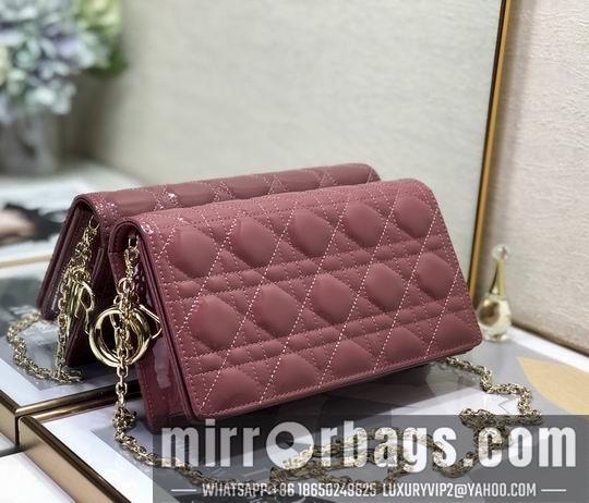 Dior Replica Bags Dior D6602漆皮藤格纹 22x12x3cm wz