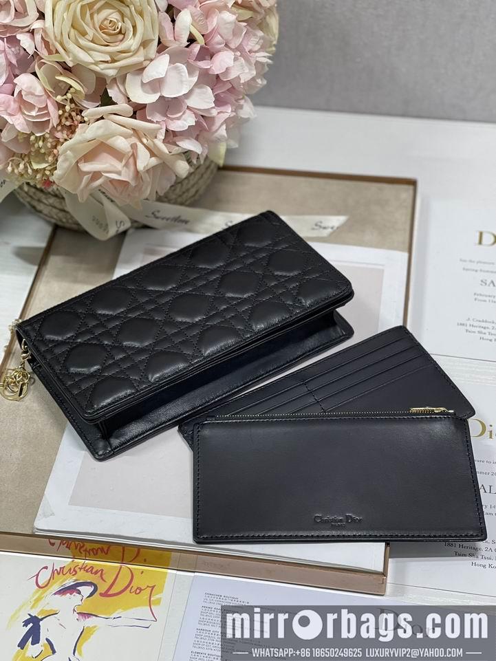 Dior Replica Bags Dior 77035金 绿 黑色 21.5x11.5x3cm wz