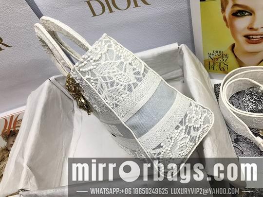 Dior Replica Bags Dior Lady M0565白色蚕蕾丝24x20x11cm wz