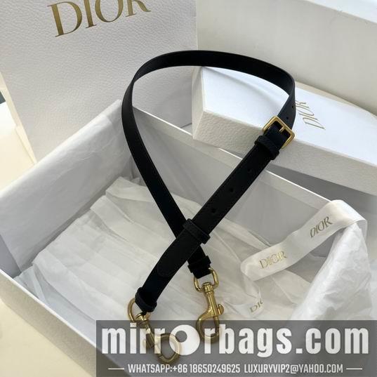 Dior Replica Bags Dior 马鞍包蓝 黑皮肩带 102cm wz