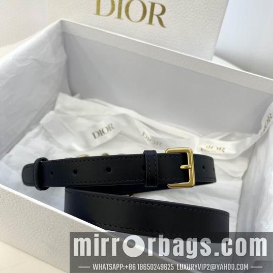 Dior Replica Bags Dior 马鞍包蓝 黑皮肩带 102cm wz