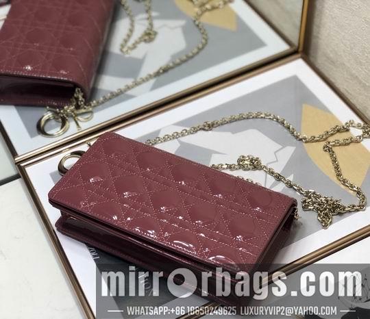 Dior Replica Bags Dior D6602漆皮藤格纹 22x12x3cm wz