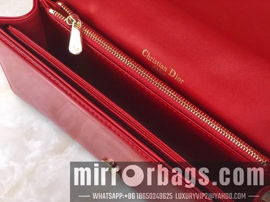 Dior Replica Bags Dior D6602漆皮藤格纹 22x12x3cm wz