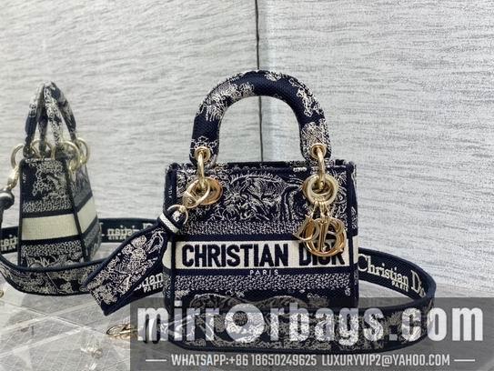 Dior Replica Bags Dior Lady豹纹 丛林刺绣 17cm wz5色