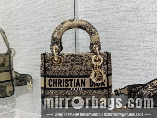 Dior Replica Bags Dior Lady豹纹 丛林刺绣 17cm wz5色