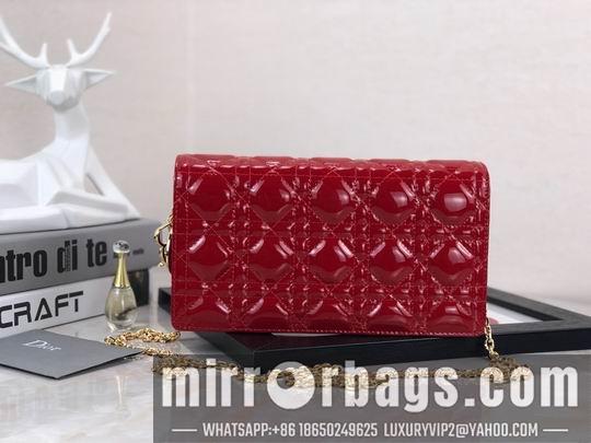 Dior Replica Bags Dior D6602漆皮藤格纹 22x12x3cm wz