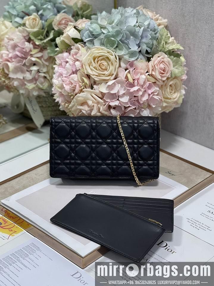 Dior Replica Bags Dior 77035金 绿 黑色 21.5x11.5x3cm wz