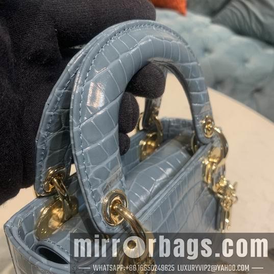 Dior Replica Bags Dior Lady鳄鱼压纹17x7.5x14cm yz