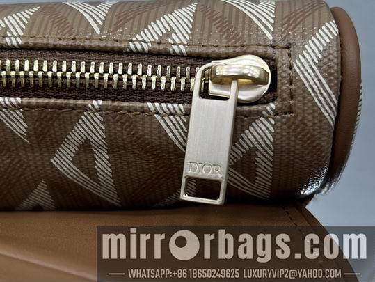 Dior Replica Bags Dior 咖啡色帆布26x19x4.5cm wz