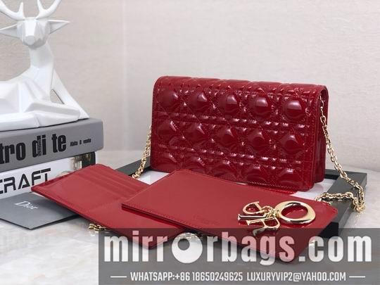 Dior Replica Bags Dior D6602漆皮藤格纹 22x12x3cm wz