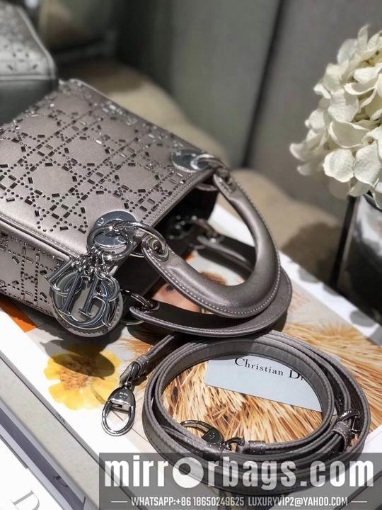 Dior Replica Bags Dior Lady 2011s丝绸烫钻17cm wo