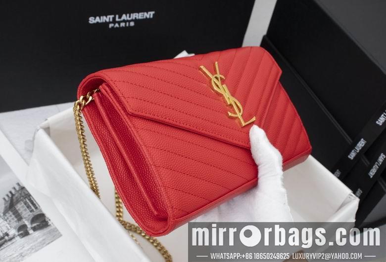 YSL Replica Bags WN01740红色金扣 22.5X14X4