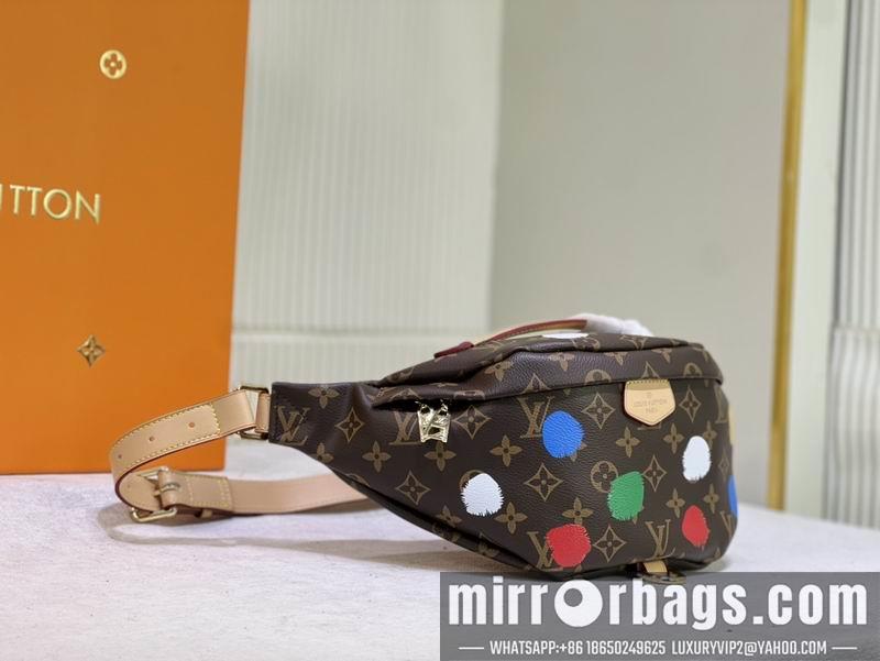 1:1 Louis Vuitton Bags Bumbag M43644老花彩37x14x13cm ss