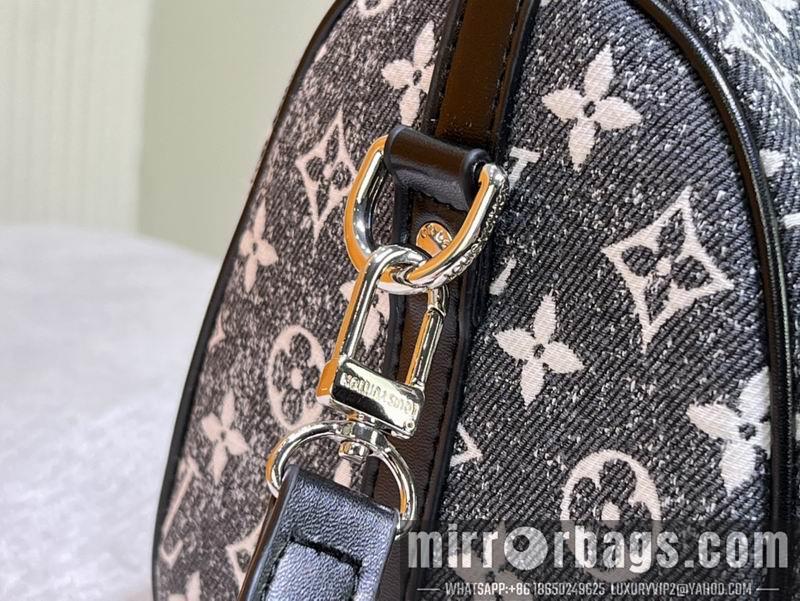 1:1 Louis Vuitton Bags Speedy M59609星空牛仔黑 25x19x15cm ss