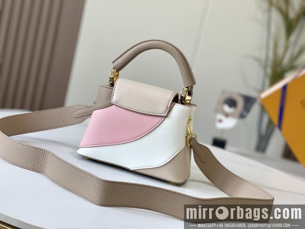 1:1 Louis Vuitton Bags Capucines M59863 21x14x8cm cs2色