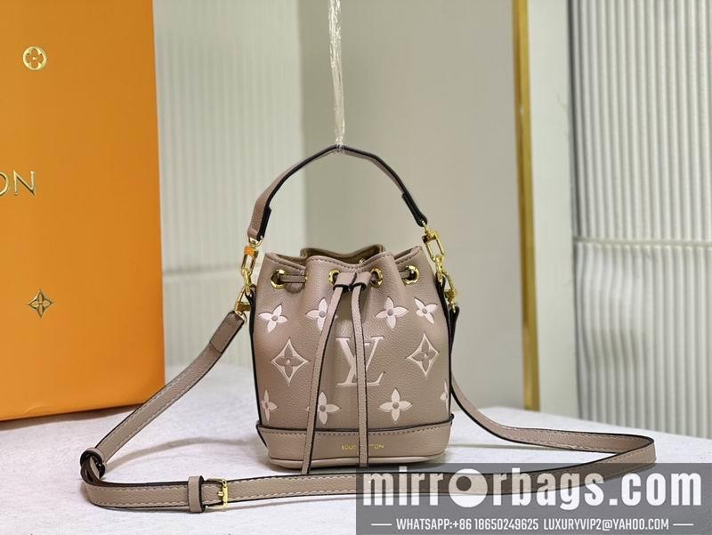 1:1 Louis Vuitton Bags Nano Noe M81266灰 黑13x16x10cm ss