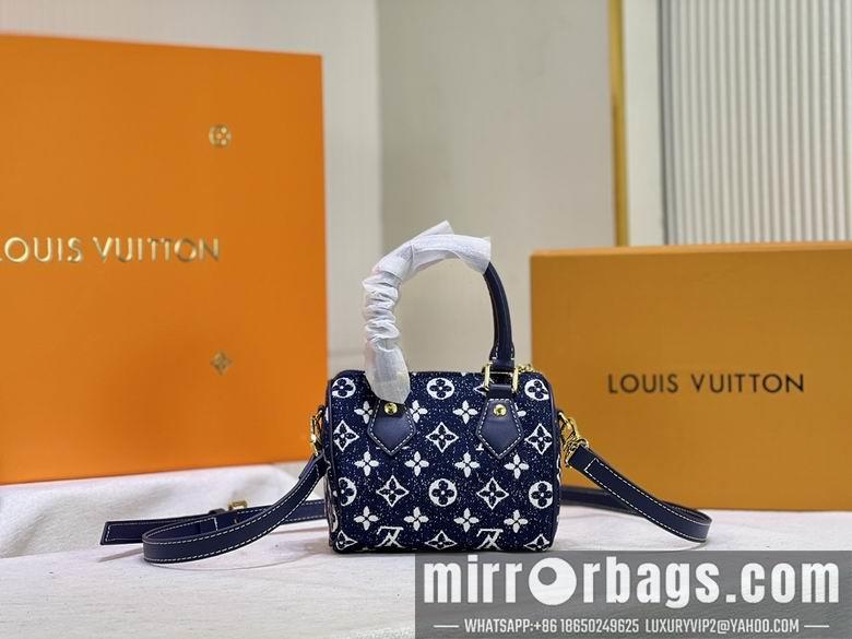 1:1 Louis Vuitton Bags Nano Speedy M81168 16X10X7.5 ss