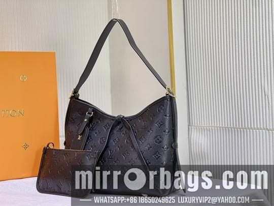 1:1 Louis Vuitton Bags M46203黑色压花 蜡皮29x12x24cm cs