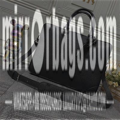 1:1 Louis Vuitton Bags Voyage M46457黑花 老花 黑格 压格 十字纹36.5x27.5x6cm ss