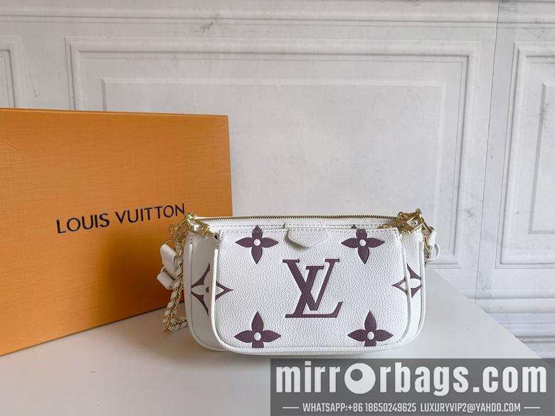 1:1 Louis Vuitton Bags M80447 M45777 23.5X13X4.5cm 18.5X11X4.5cm XMY 4colour