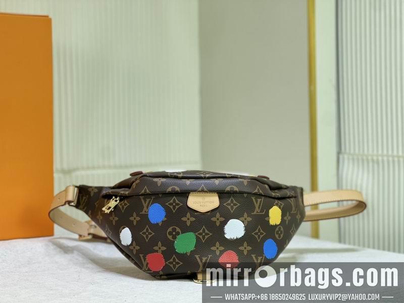 1:1 Louis Vuitton Bags Bumbag M43644老花彩37x14x13cm ss