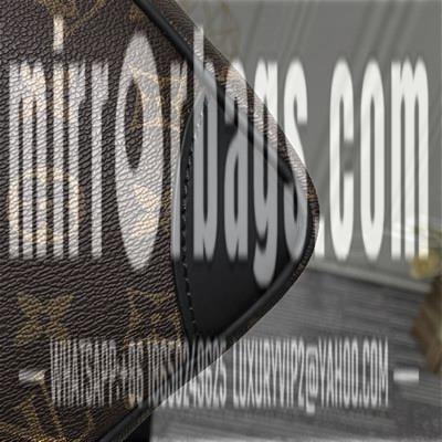 1:1 Louis Vuitton Bags Voyage M46457黑花 老花 黑格 压格 十字纹36.5x27.5x6cm ss