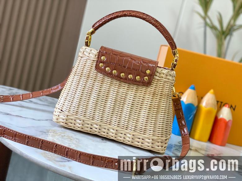 1:1 Louis Vuitton Bags Cap M11619 27x17.3x9cm ss4