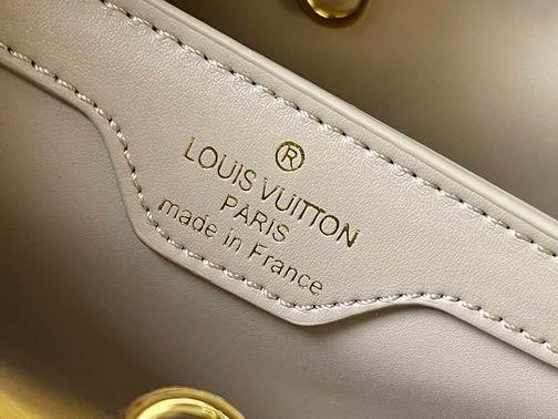 1:1 Louis Vuitton Bags Capucines M57358杏 黑 蓝31.5x20x11cm cs