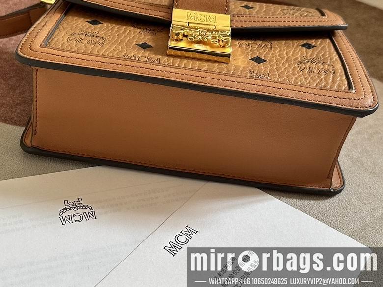MCM Replica Bags 6801 5.5X22X15.5cm EY 2colour