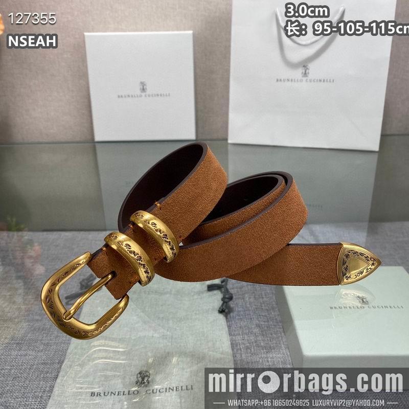Replica Brunello Cucinelli belt 30mmX95-105-115cm 8L01
