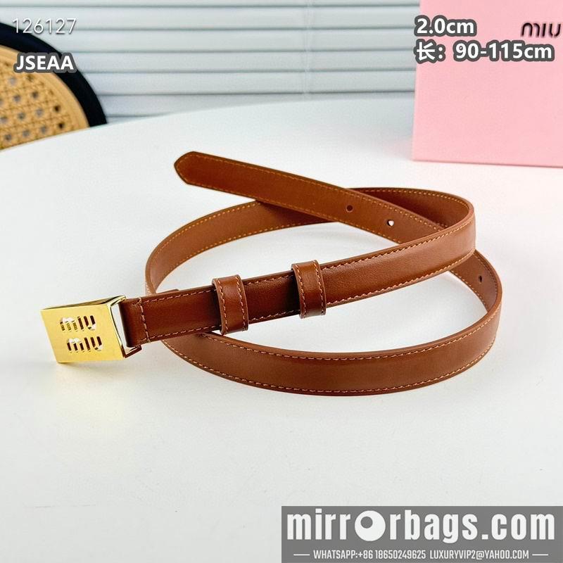 Replica Miumiu belt 20mmX90-115cm 8L07