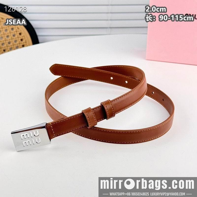 Replica Miumiu belt 20mmX90-115cm 8L07