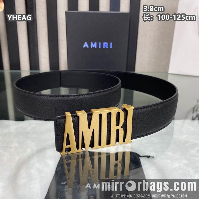 Replica Amiri belt 38mmX100-125cm 8L29