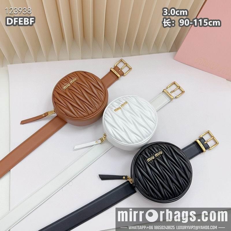 Replica Miumiu belt 30mmX90-115cm 8L02