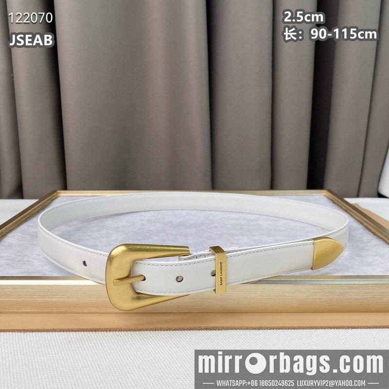 Replica YSL belt 25mmX90-115cm 8L01