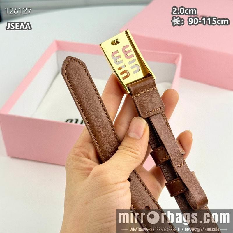 Replica Miumiu belt 20mmX90-115cm 8L07