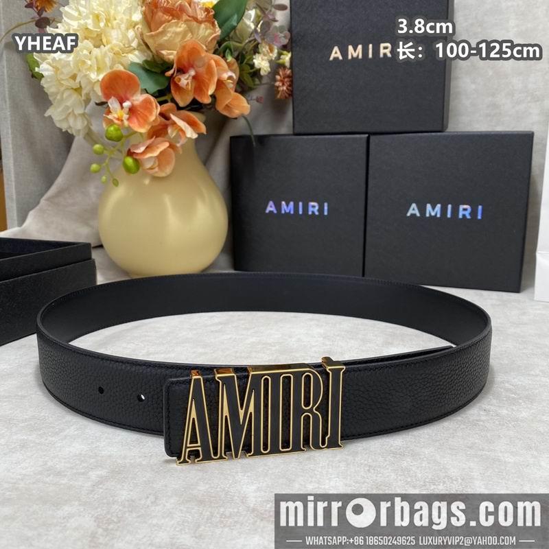 Replica Amiri belt 38mmX100-125cm 8L37